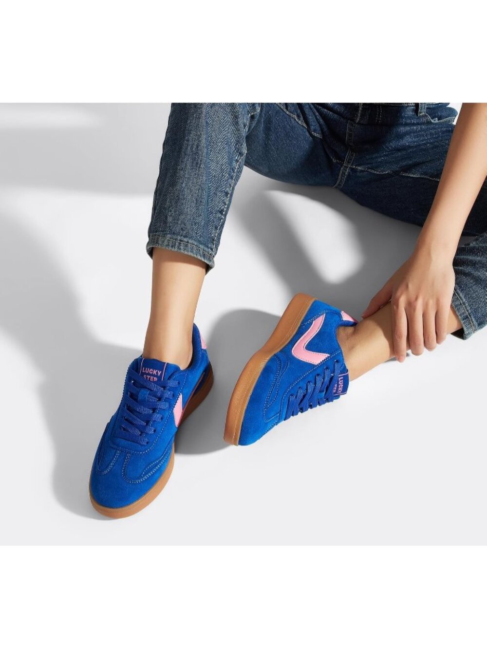 Women's Royal Classic Fashion Casual Skate No Slip Lace Up Walking Sneaker Shoes - Picture 2 of 7